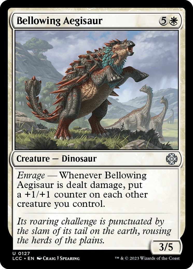 Bellowing Aegisaur (127) [LCC]