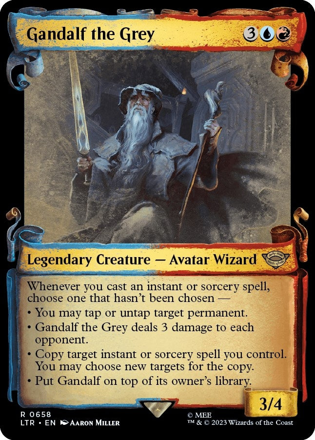 Gandalf the Grey Showcase Scrolls (658) [LTR]