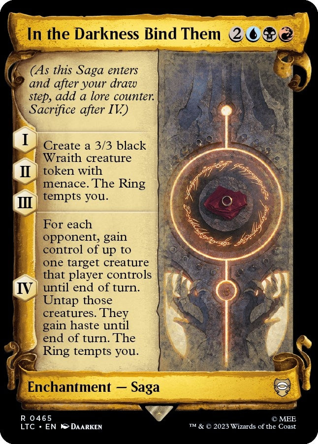 In the Darkness Bind Them Showcase Scrolls (465) [LTC]