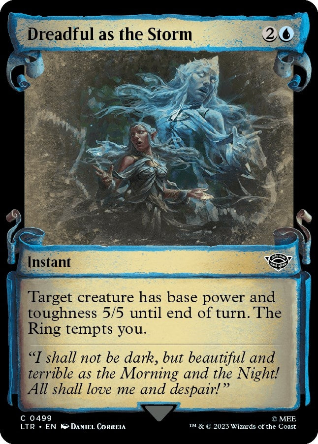 Dreadful as the Storm Showcase Scrolls (499) [LTR]