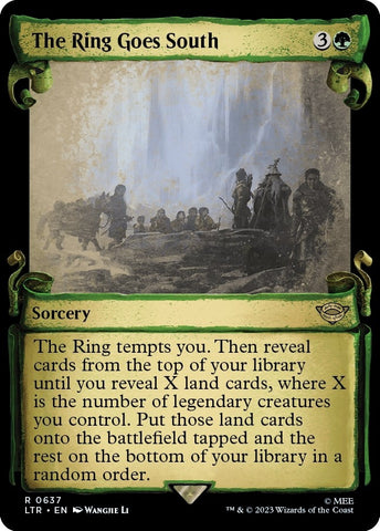 The Ring Goes South Showcase Scrolls (637) [LTR]