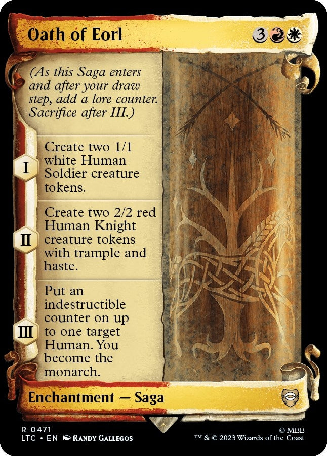 Oath of Eorl Showcase Scrolls (471) [LTC]