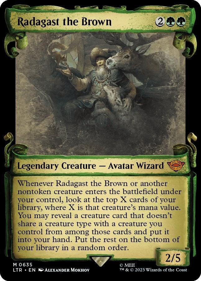 Radagast the Brown Showcase Scrolls (635) [LTR]