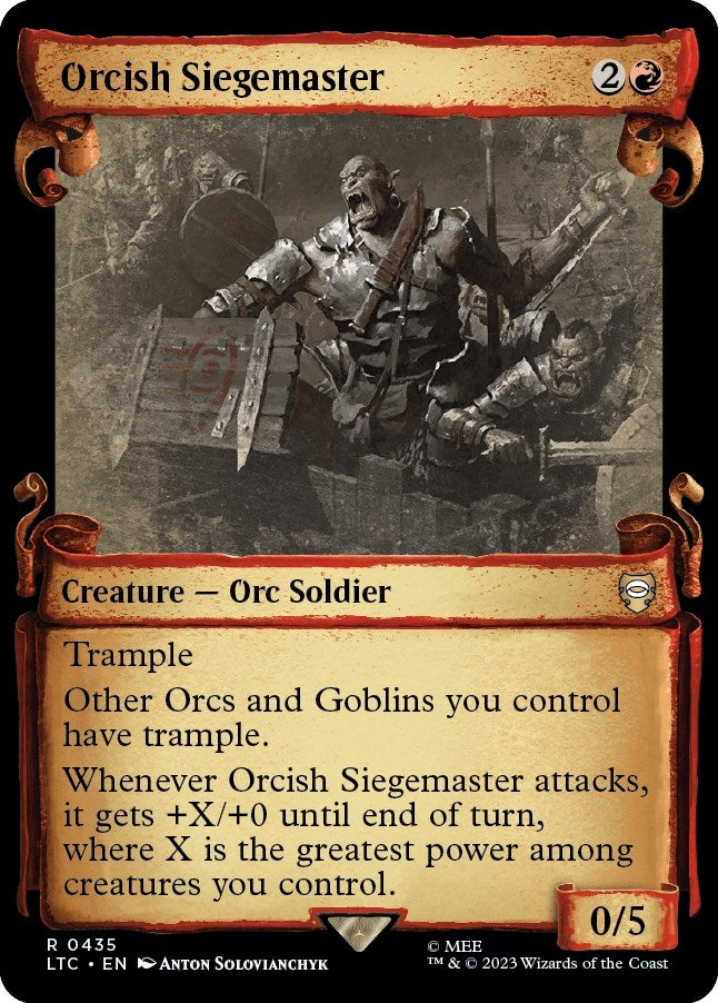 Orcish Siegemaster Showcase Scrolls (435) [LTC]