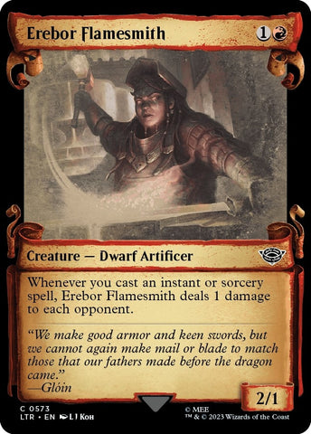 Erebor Flamesmith Showcase Scrolls (573) [LTR]