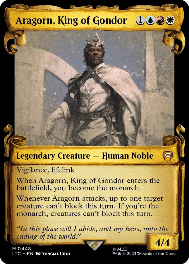 Aragorn King of Gondor Showcase Scrolls (448) [LTC]