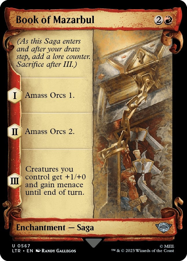 Book of Mazarbul Showcase Scrolls (567) [LTR]
