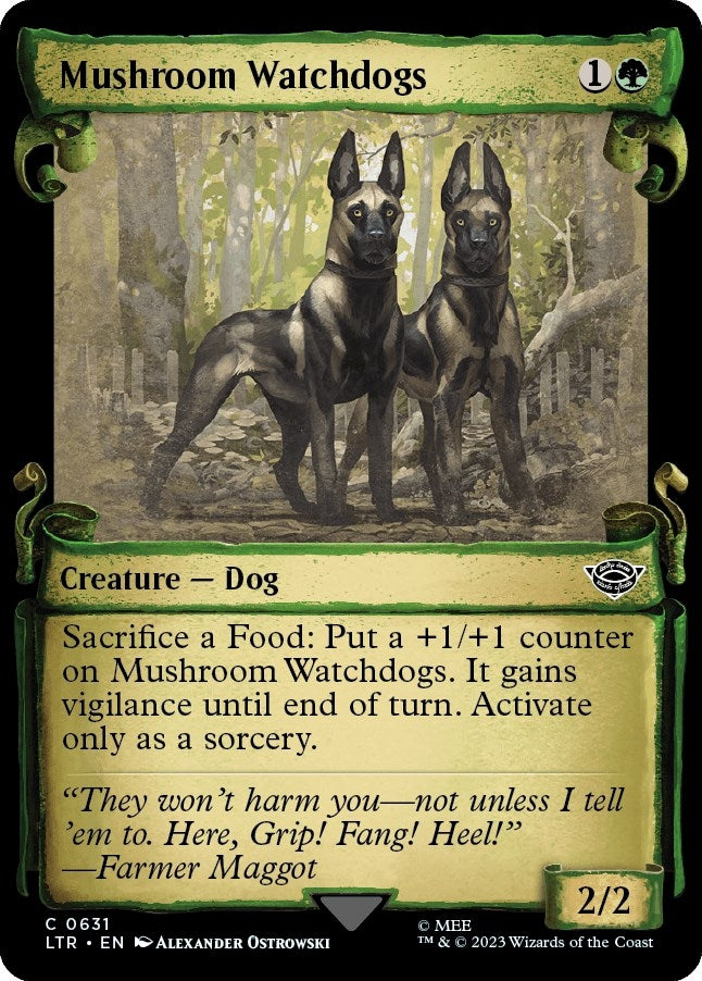 Mushroom Watchdogs Showcase Scrolls (631) [LTR]