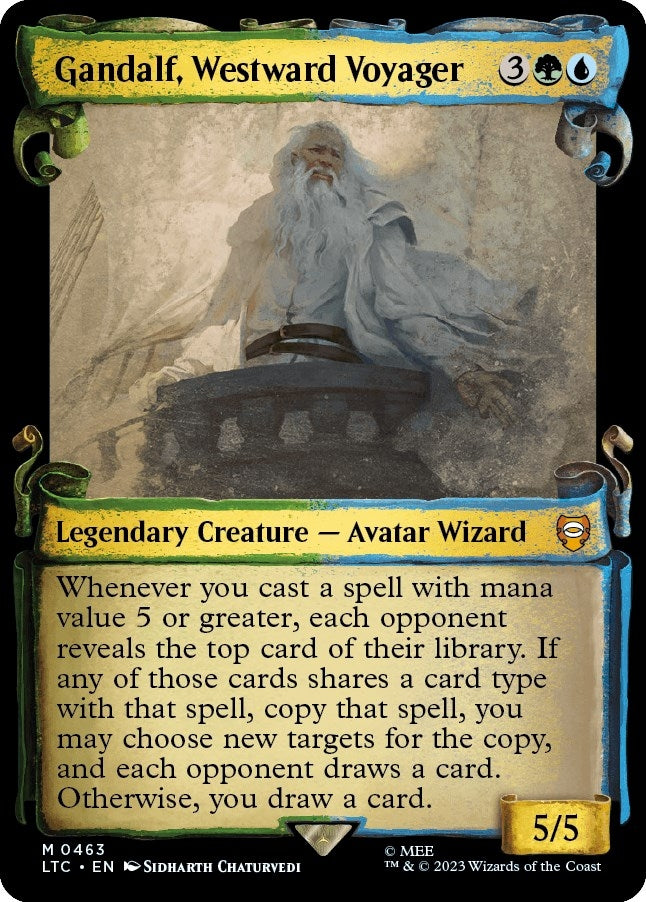 Gandalf Westward Voyager Showcase Scrolls (463) [LTC]