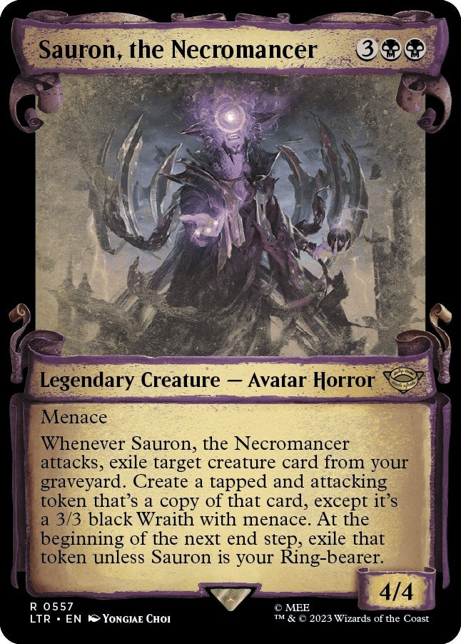 Sauron the Necromancer Showcase Scrolls (557) [LTR]
