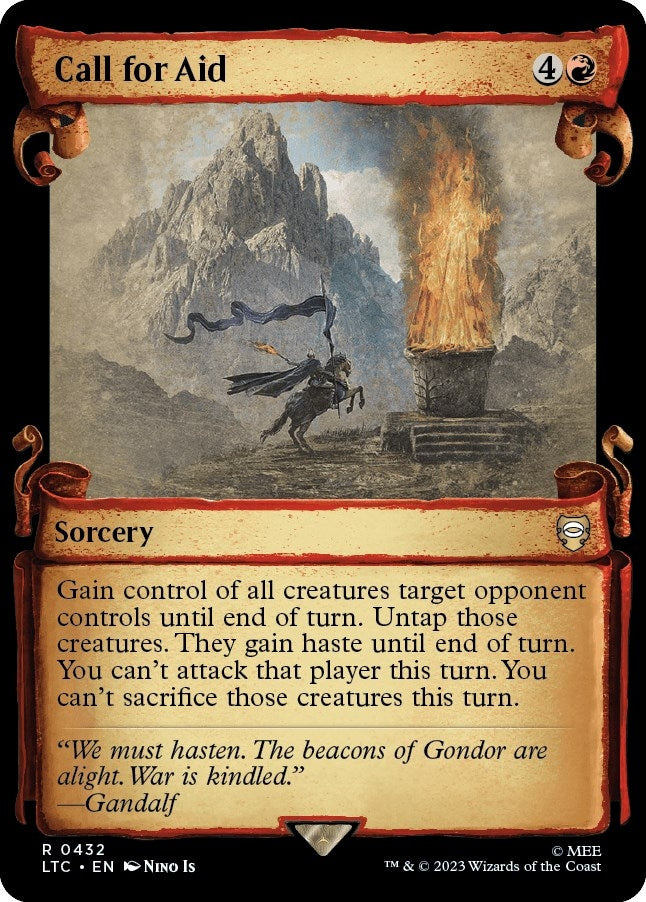 Call for Aid Showcase Scrolls (432) [LTC]