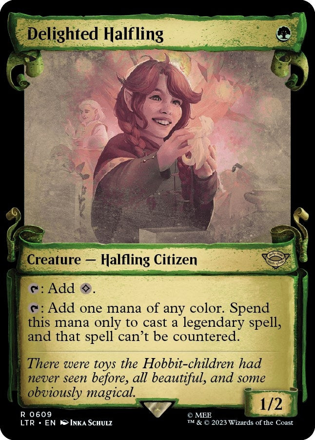 Delighted Halfling Showcase Scrolls (609) [LTR]