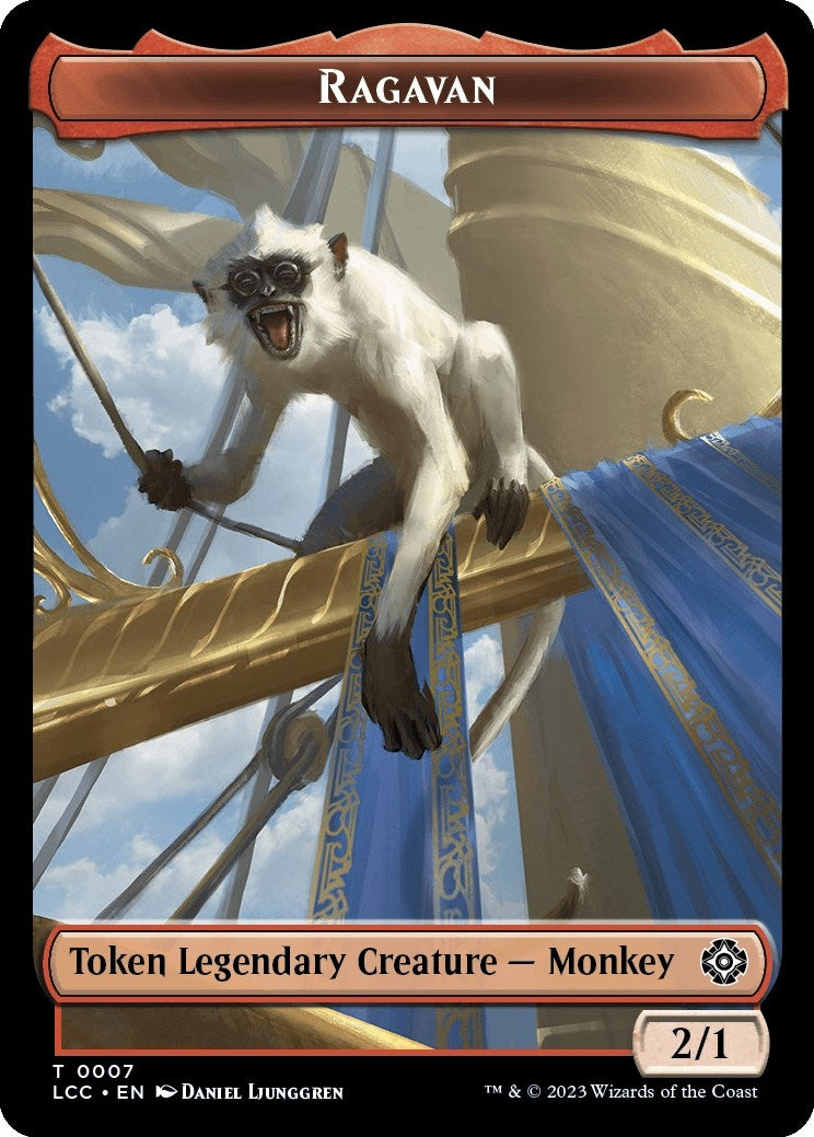 Ragavan Treasure Double Sided Token (7 // 18) [LCC]
