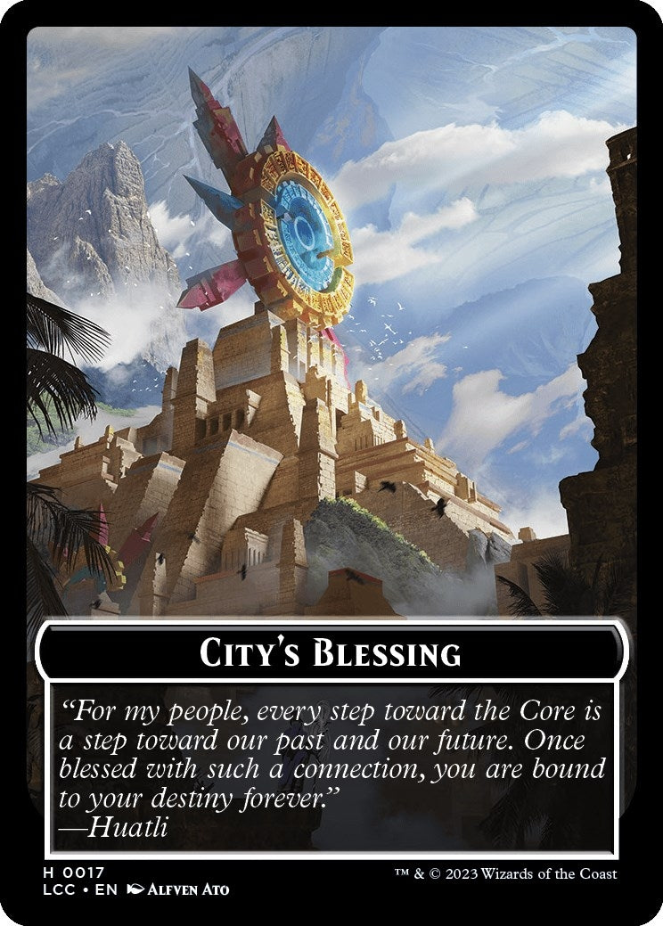 City's Blessing // Pirate (0005) Double-Sided Token [The Lost Caverns of Ixalan Commander Tokens]