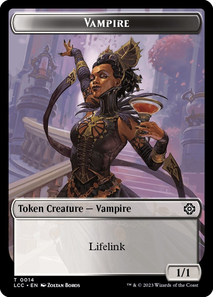 Vampire 0014 Vampire Demon Double Sided Token (14 // 15) [LCC]
