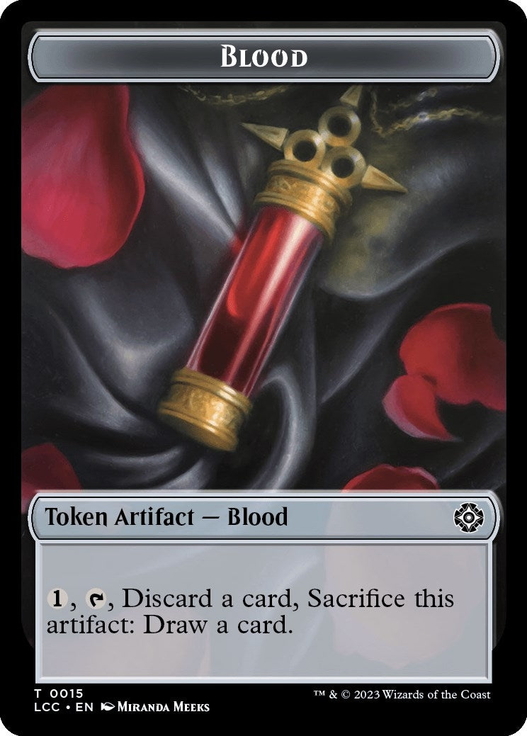 Blood Vampire 0004 Double Sided Token (15 // 4) [LCC]