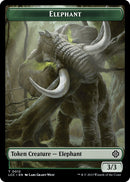 Elephant Dinosaur Double Sided Token (12 // 10) [LCC]