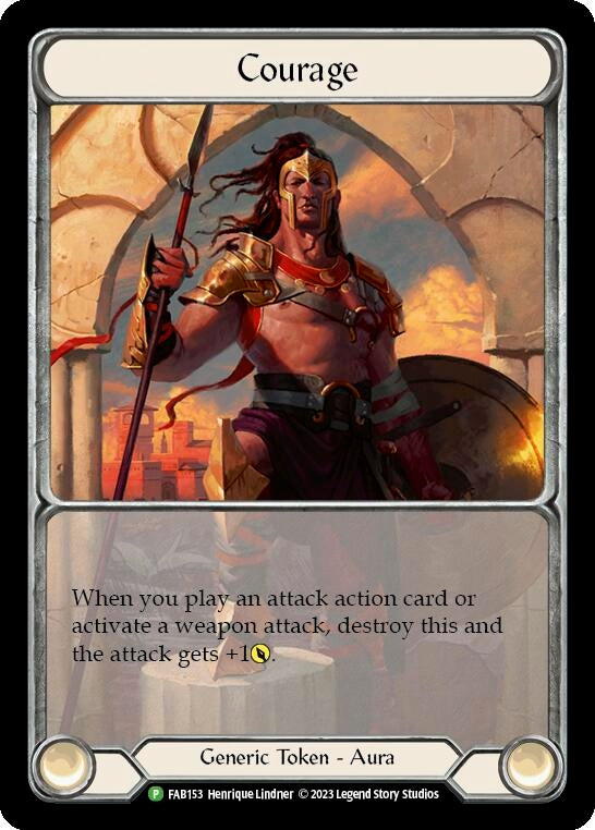 Image for Courage - FAB153 [Flesh and Blood: Promo Cards]