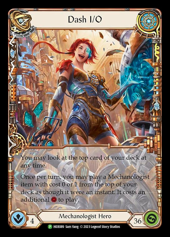 Image for Dash I/O - HER089 [Flesh and Blood: Promo Cards]
