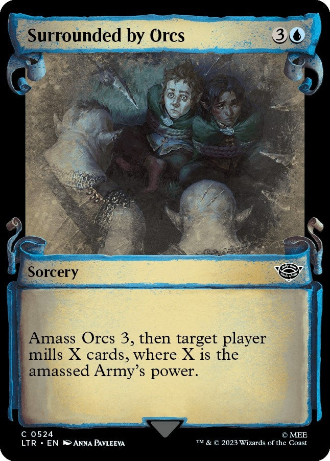 Surrounded by Orcs [The Lord of the Rings: Tales of Middle-Earth Showcase Scrolls]