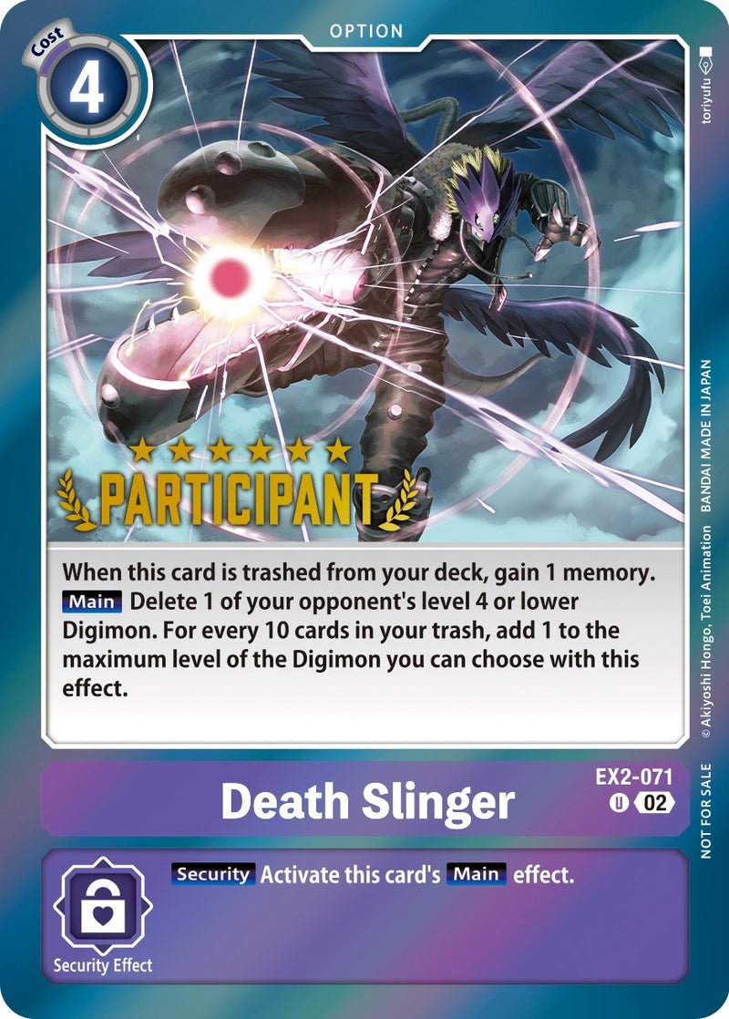 Image for Death Slinger (Digimon 3-On-3 November 2023 Participation) [Digital Hazard]