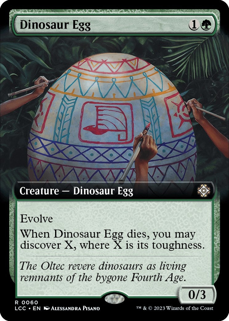 Dinosaur Egg Extended Art (60) [LCC]