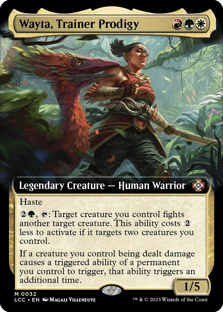 Wayta, Trainer Prodigy (Extended Art) [The Lost Caverns of Ixalan Commander]