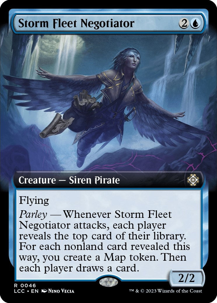 Storm Fleet Negotiator (Extended Art) [The Lost Caverns of Ixalan Commander]