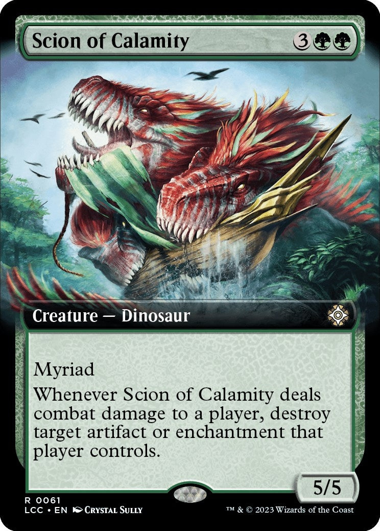 Scion of Calamity Extended Art (61) [LCC]