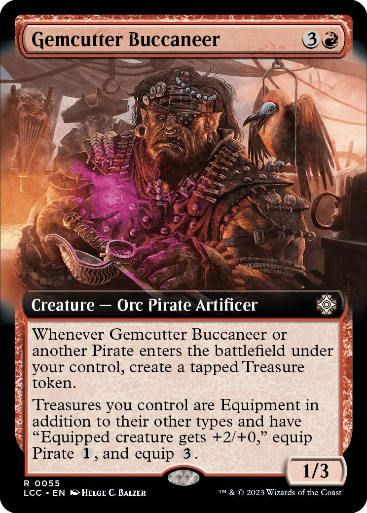 Gemcutter Buccaneer (Extended Art) [The Lost Caverns of Ixalan Commander]