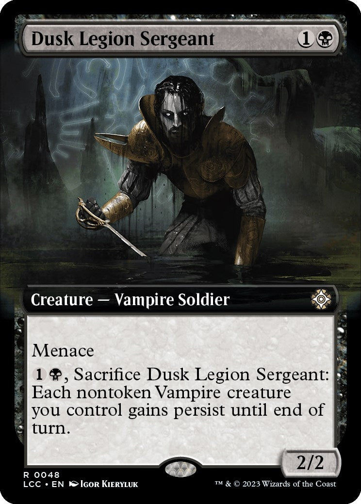 Dusk Legion Sergeant (Extended Art) [The Lost Caverns of Ixalan Commander]
