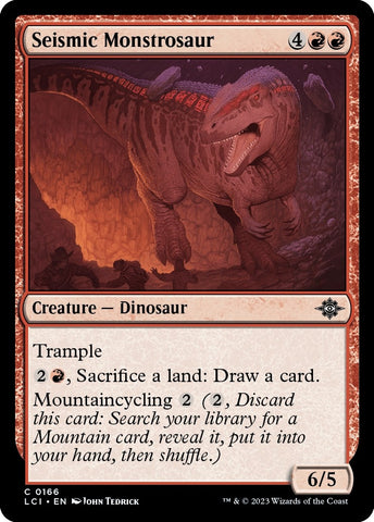 Seismic Monstrosaur [The Lost Caverns of Ixalan]