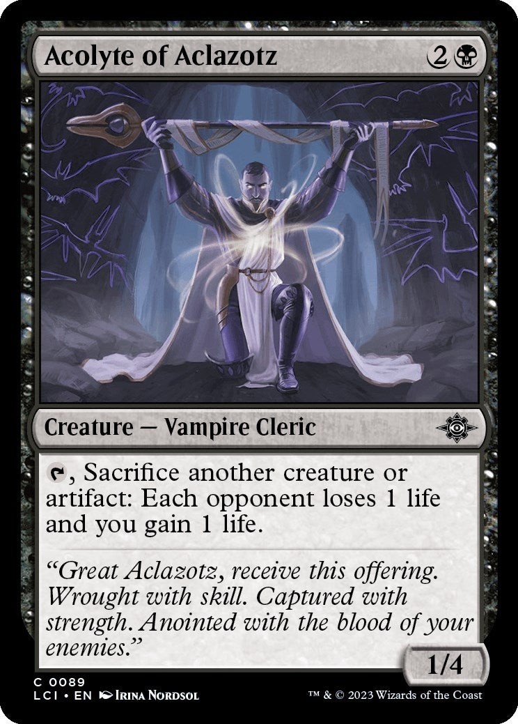 Acolyte of Aclazotz (89) [LCI]