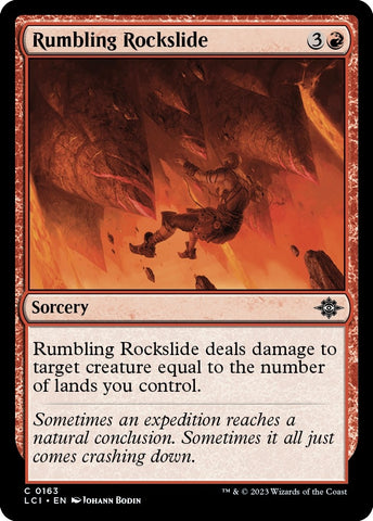 Rumbling Rockslide [The Lost Caverns of Ixalan]