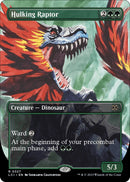 Hulking Raptor (Borderless) [The Lost Caverns of Ixalan]