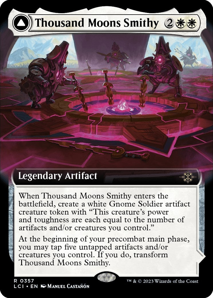 Thousand Moons Smithy Extended Art (357) [LCI]