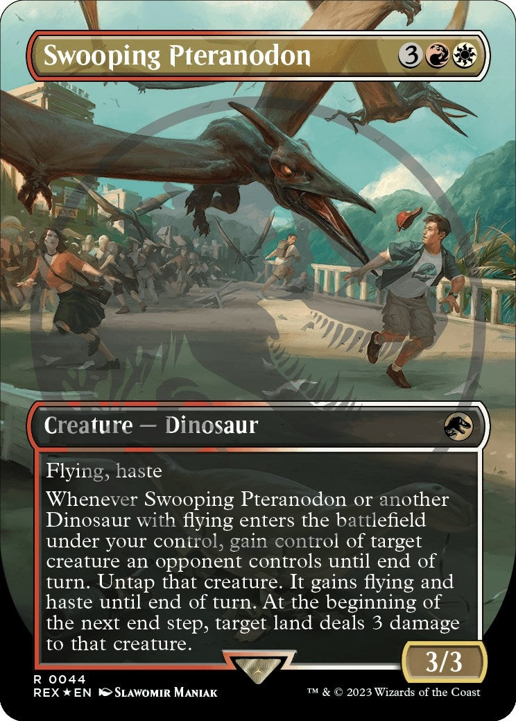 Swooping Pteranodon Emblem (Borderless) [Jurassic World Collection Tokens]