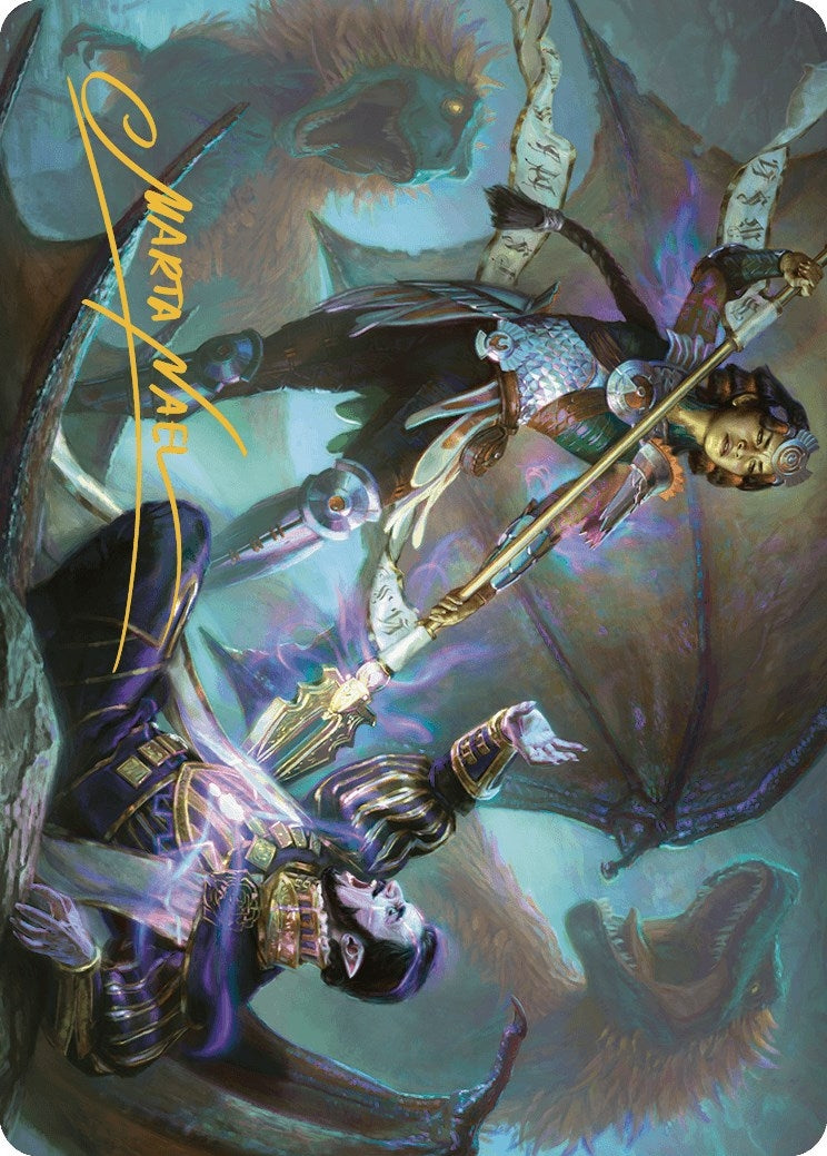 Huatlis Final Strike Art Card Gold Stamped Signature (28) [ASLCI]