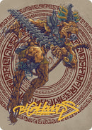 Sovereign Okinec Ahau Art Card Gold Stamped Signature (53) [ASLCI]