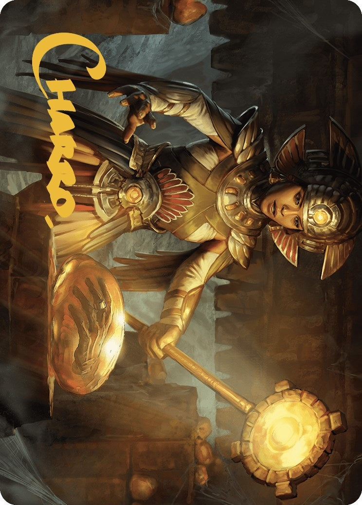 Curator of Suns Creation Art Card Gold Stamped Signature (18) [ASLCI]