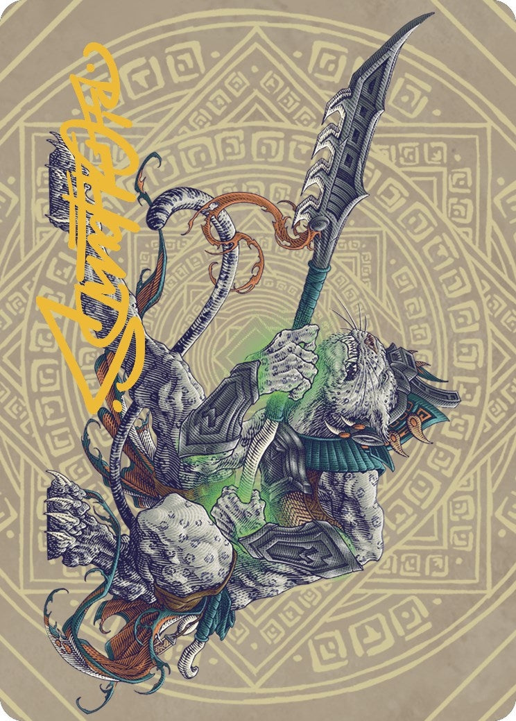 Kutzil Malamet Exemplar Art Card Gold Stamped Signature (50) [ASLCI]