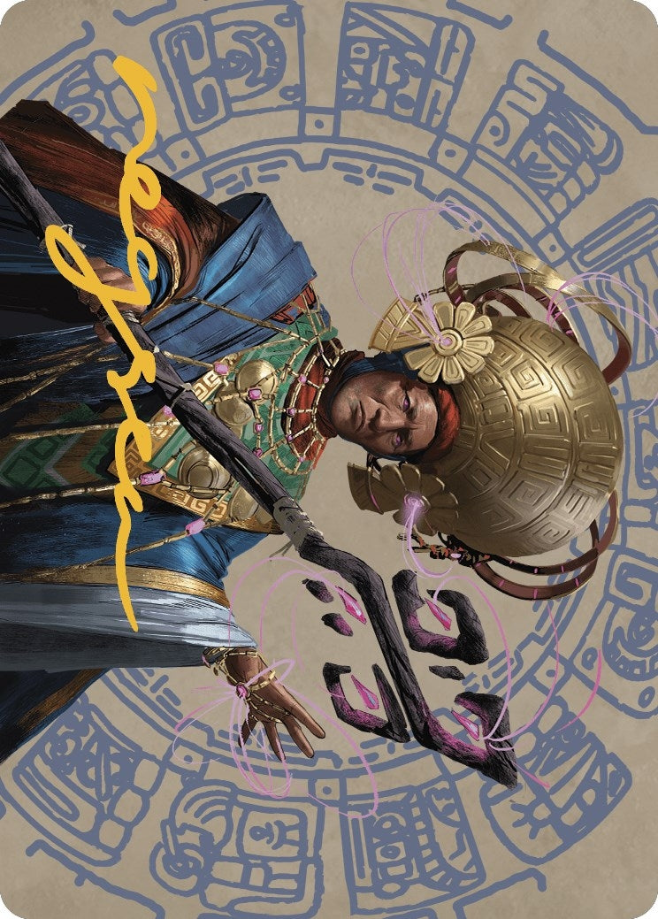 Akal Pakal First Among Equals Art Card 46 81 Gold Stamped Signature (46) [ASLCI]