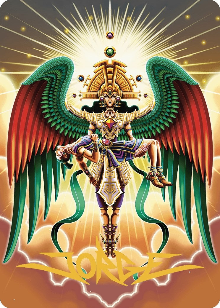 Resplendent Angel Art Card 59 81 Gold Stamped Signature (59) [ASLCI]
