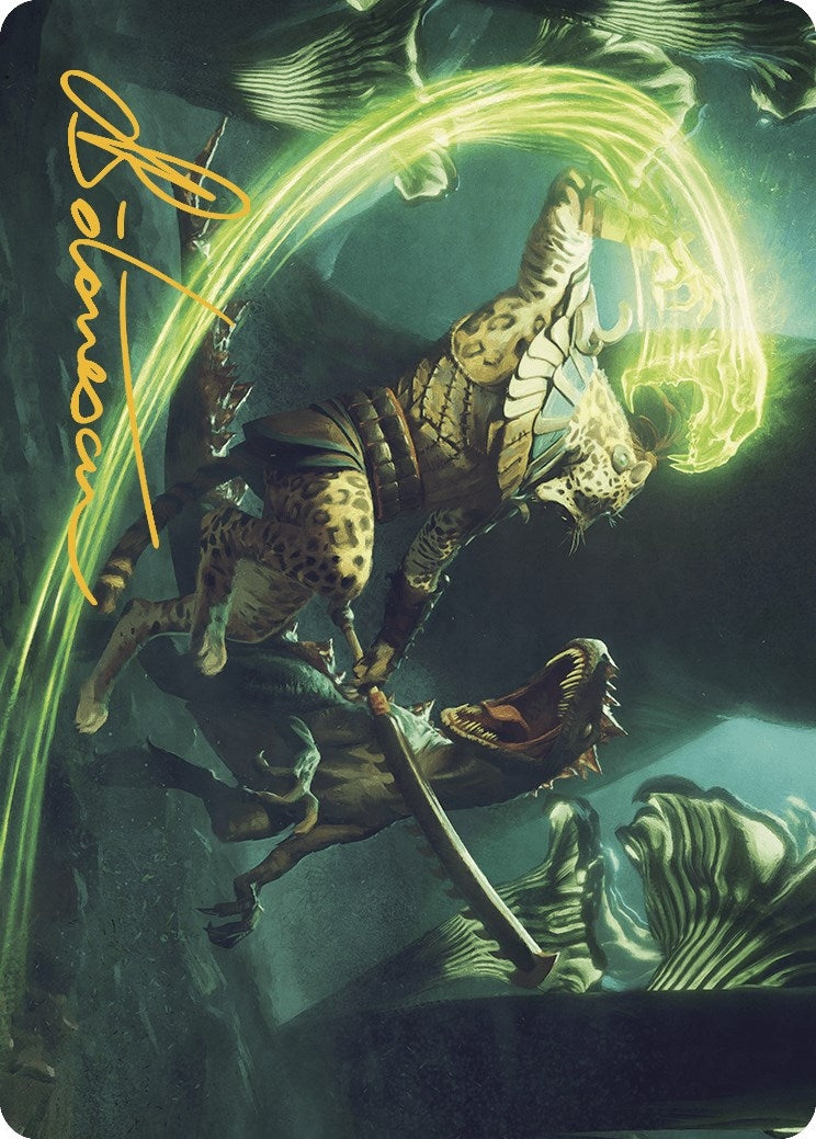 Contest of Claws Art Card Gold Stamped Signature (72) [ASLCI]