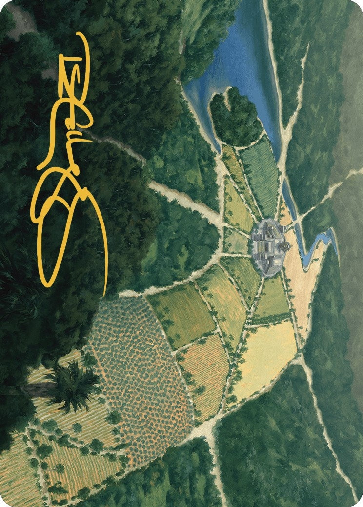 Restless Prairie Art Card Gold Stamped Signature (43) [ASLCI]