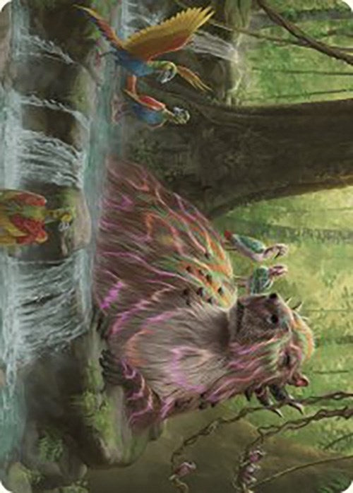 Basking Capybara Art Card (22) [ASLCI]
