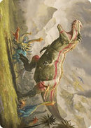 Ghalta Stampede Tyrant Art Card (24) [ASLCI]