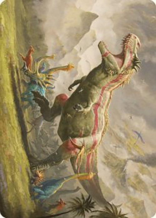 Ghalta Stampede Tyrant Art Card (24) [ASLCI]