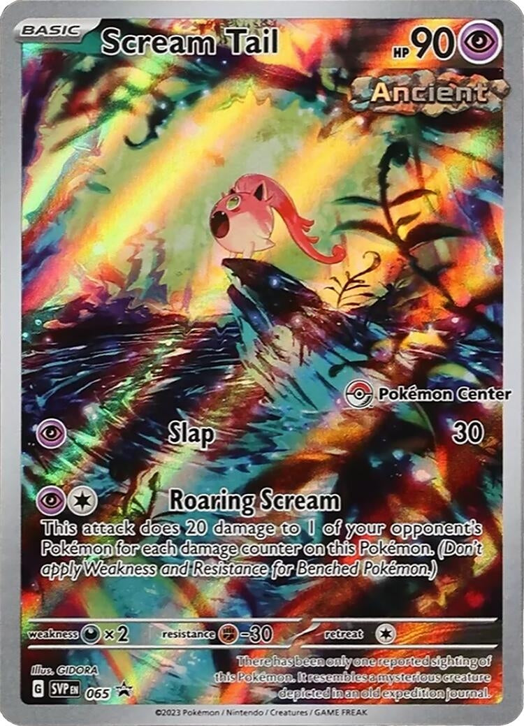 Scream Tail 065 Pokemon Center Exclusive (065) [SVP]