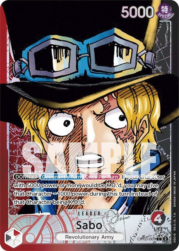 Sabo 001 Alternate Art (OP05-001) [OP05]